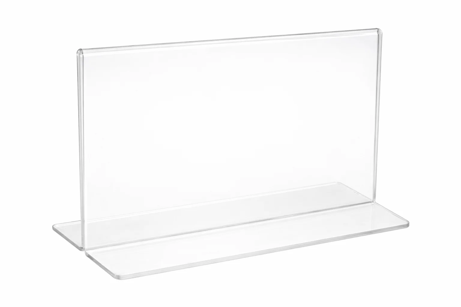 Bottom Loading Sign Holders | Clear Acrylic - Image 3