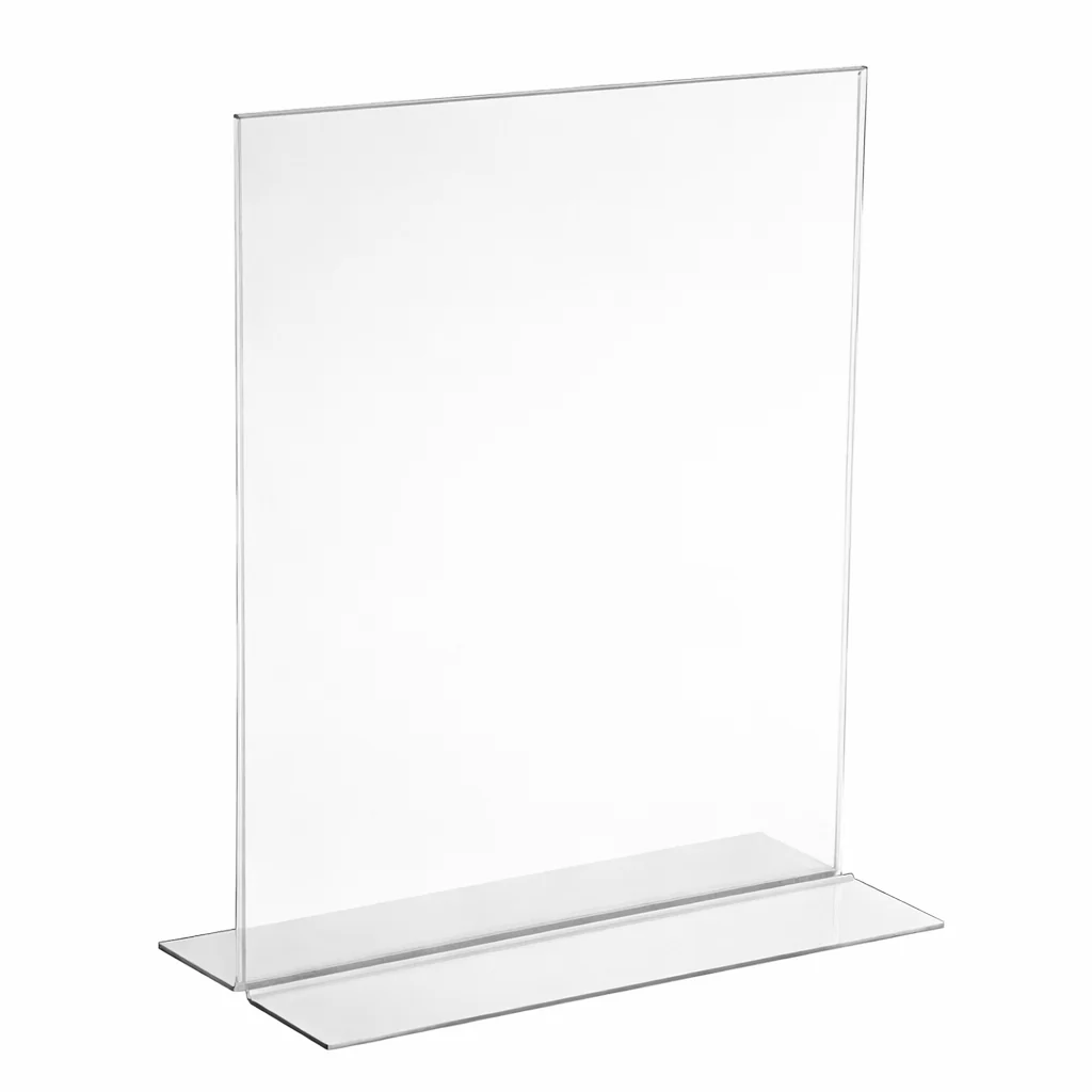 Bottom Loading Sign Holders | Clear Acrylic - Image 5