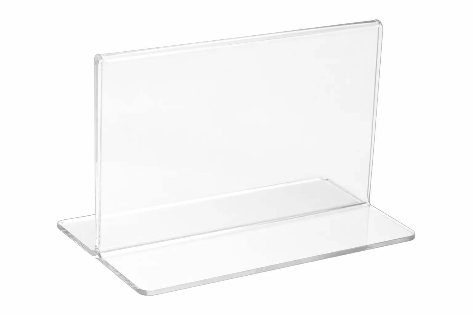 Bottom Loading Sign Holders | Clear Acrylic - Image 8