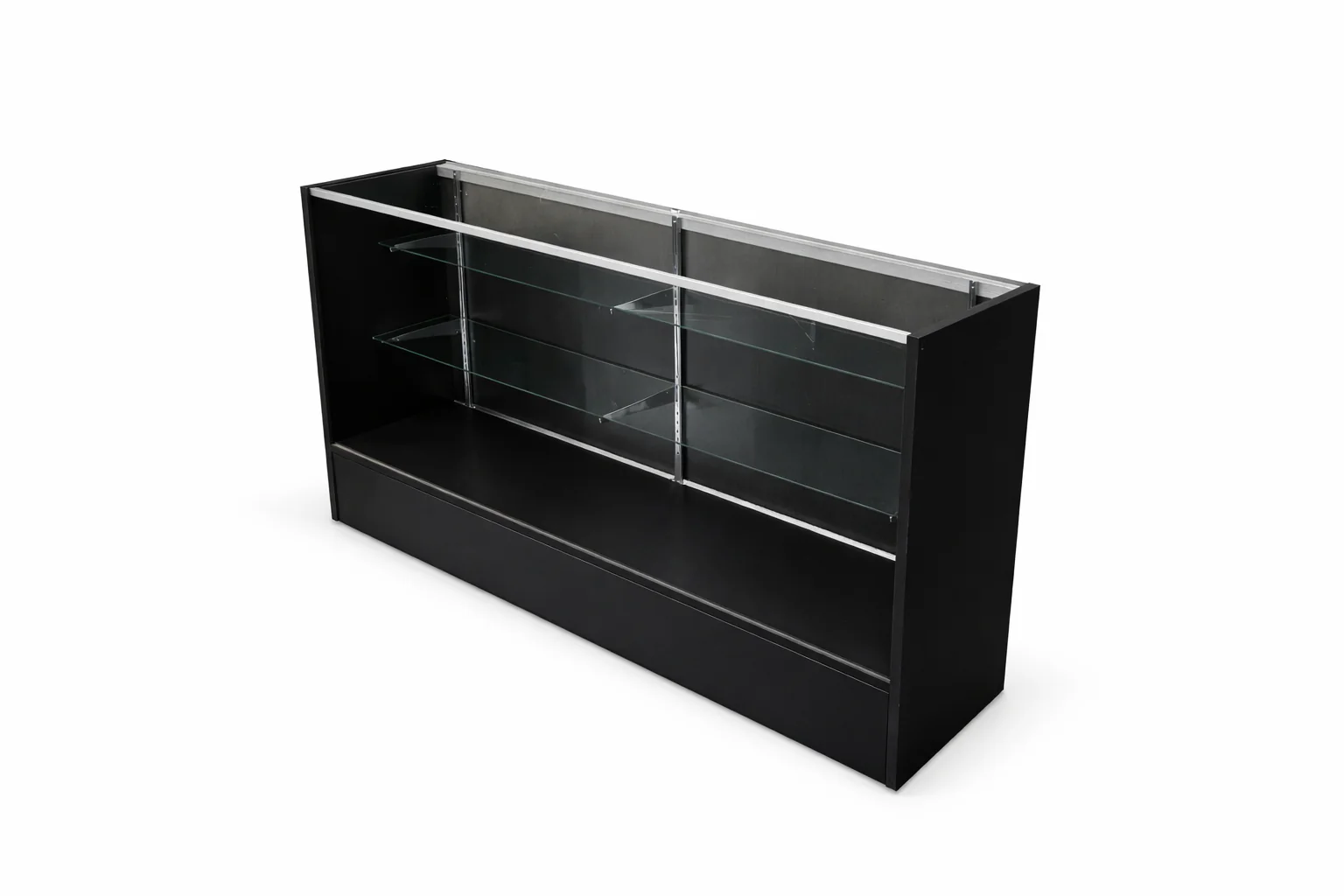 Retail Counter & Glass Display Case Combo | 2 Shelves - Image 6