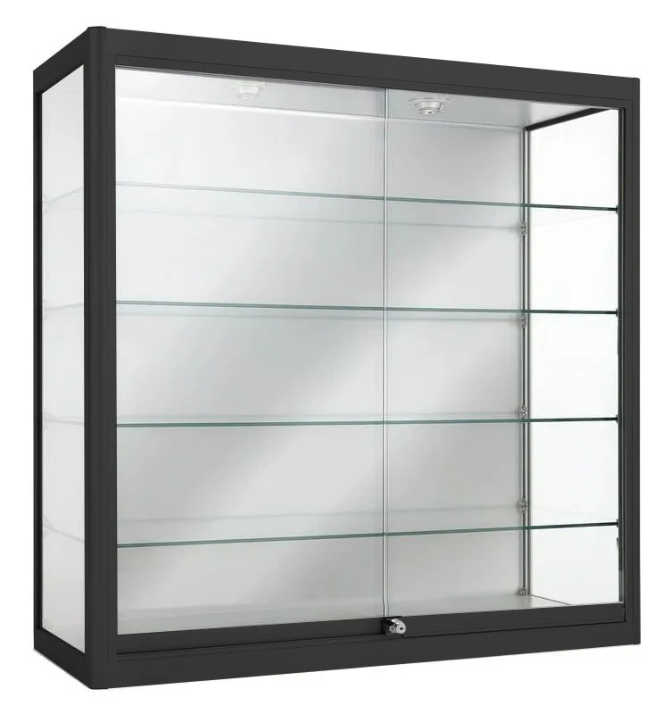 Wall Mounted LED Lit Display Cases | Black or Silver - Image 3